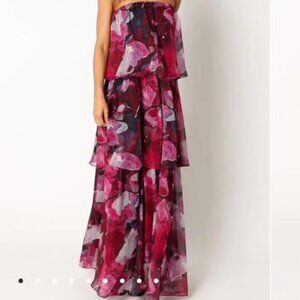 Bloom Strapless Maxi Dress size small